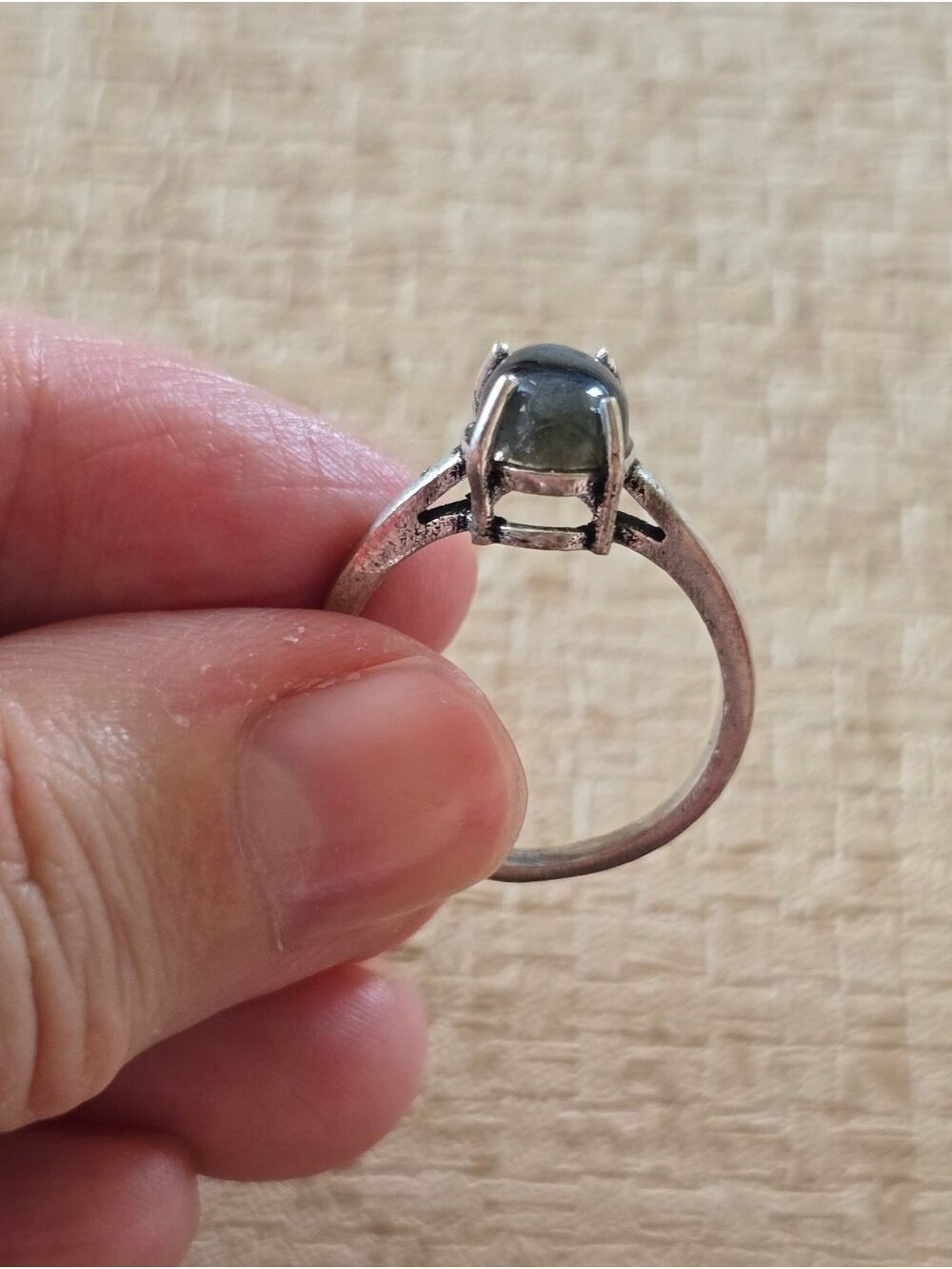 Labradorite Ring In Silver - Picture 2 of 3